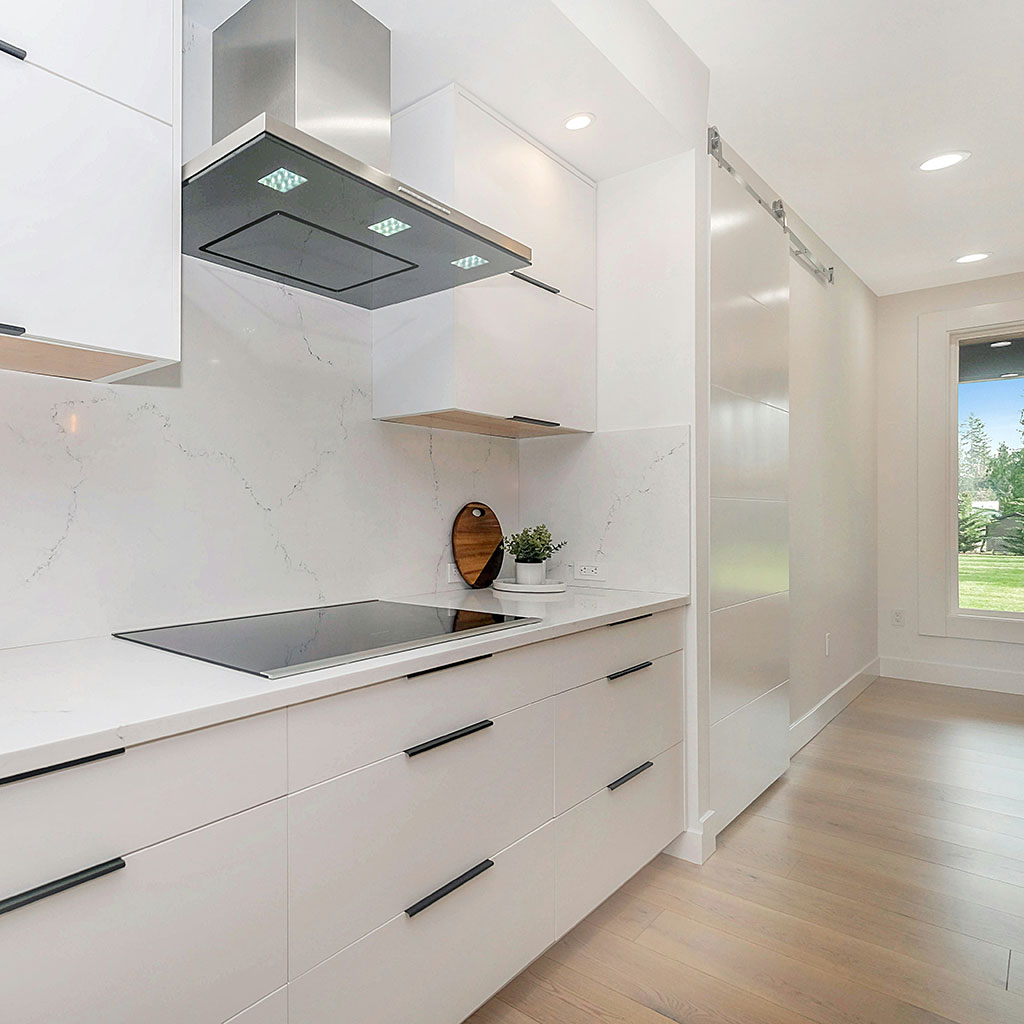 modern kitchen installation