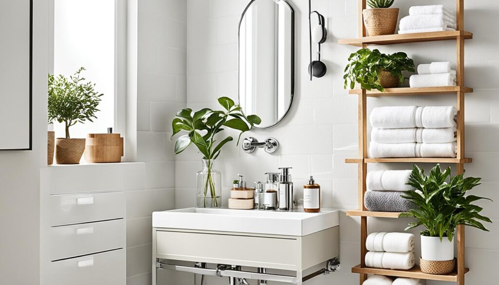 small bathroom storage