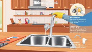 how to install a kitchen sink