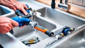 how to install a kitchen sink