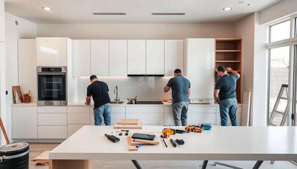 kitchen install