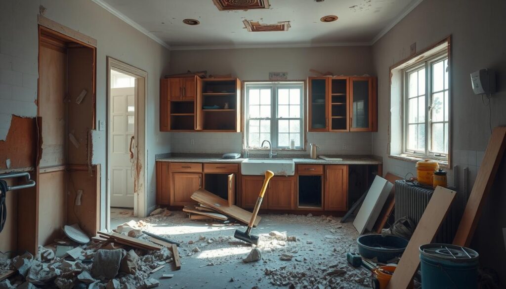 kitchen demolition