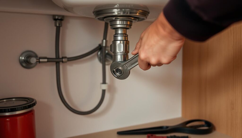 remove old kitchen faucet