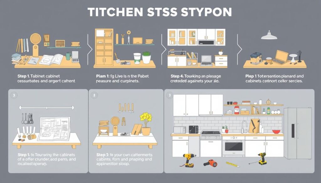 Kitchen installation steps