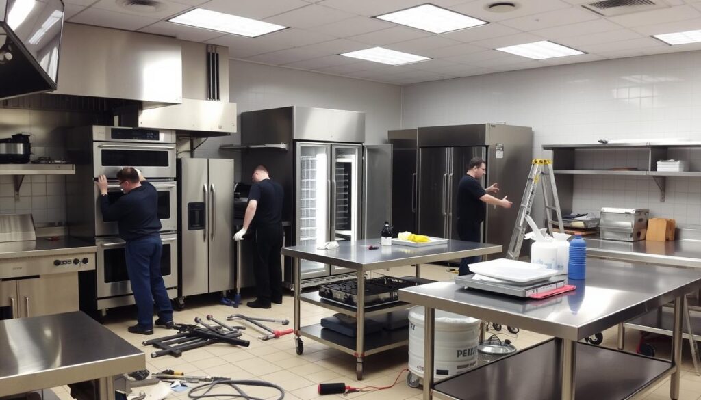 commercial kitchen equipment installation