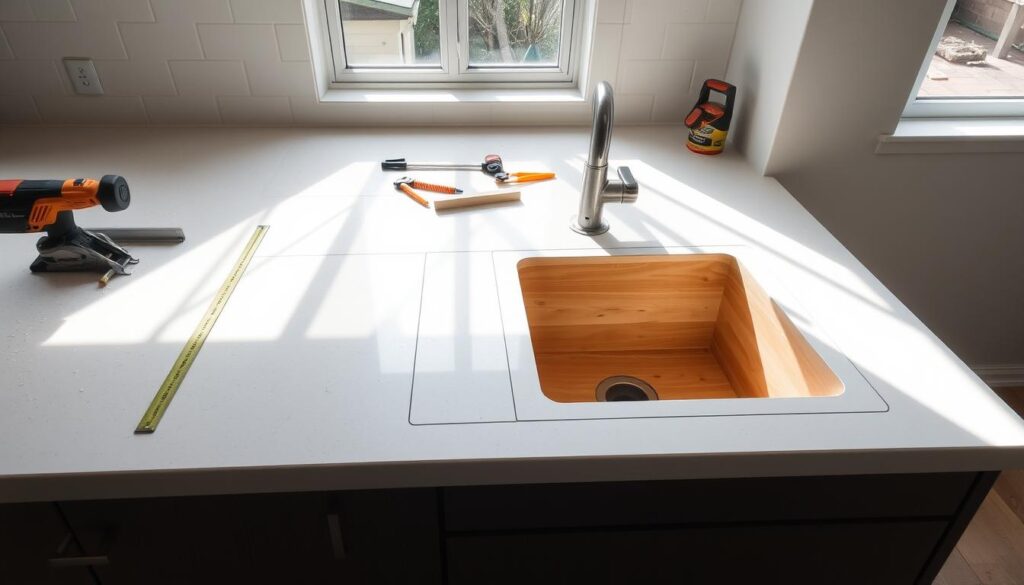 countertop preparation