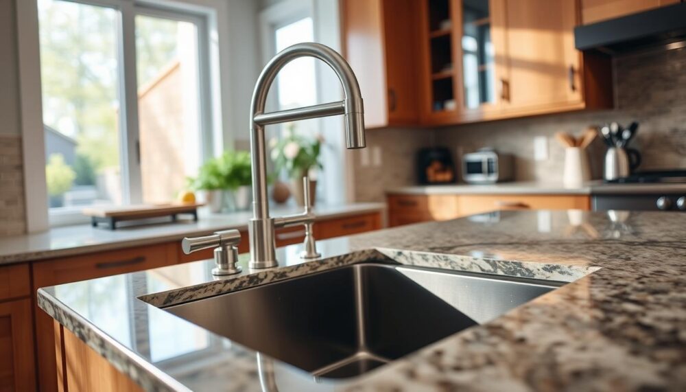 how to install a kitchen sink mixer tap