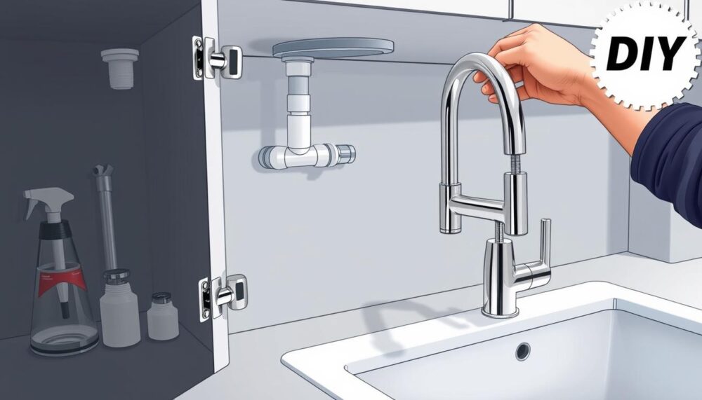 how to install a kitchen tap