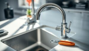 how to install kitchen tap