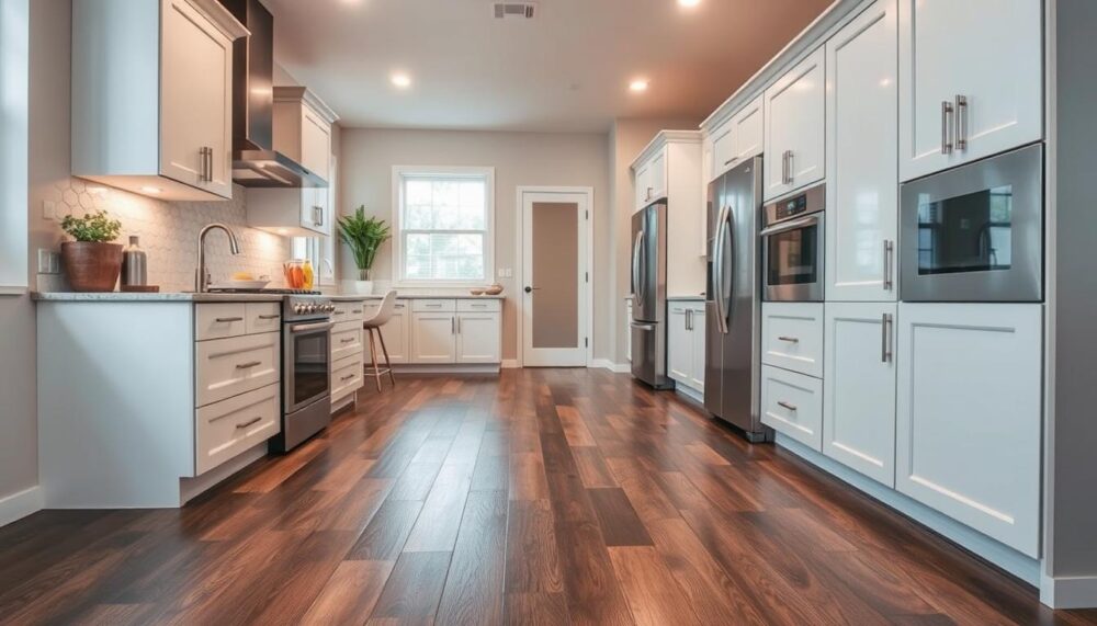 how to install vinyl flooring in a kitchen