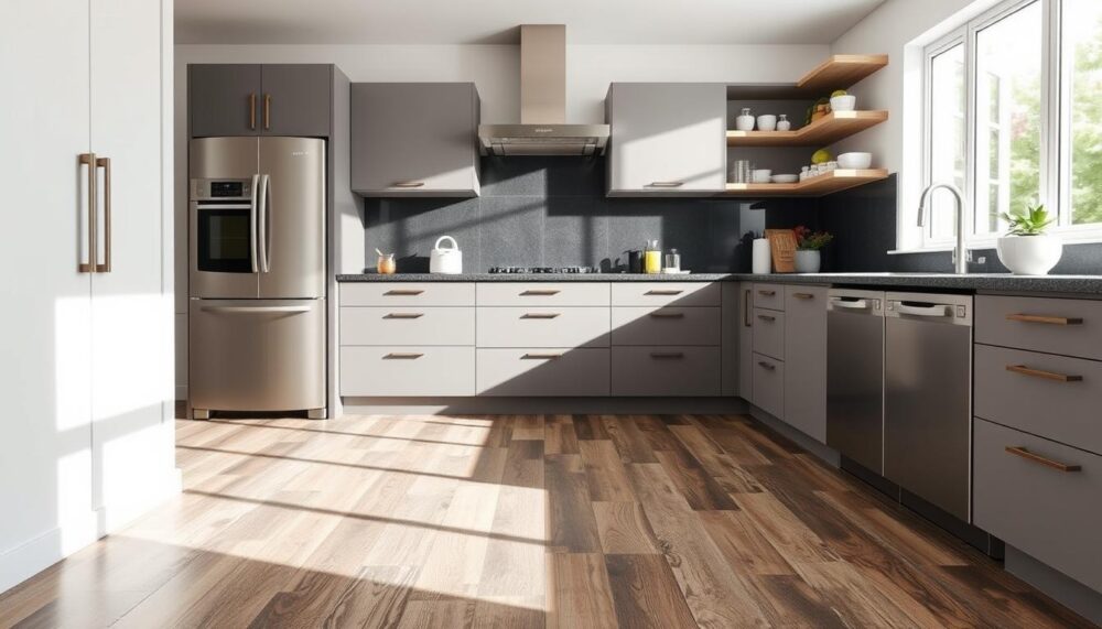 how to install vinyl flooring in kitchen