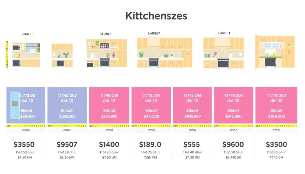 kitchen size costs