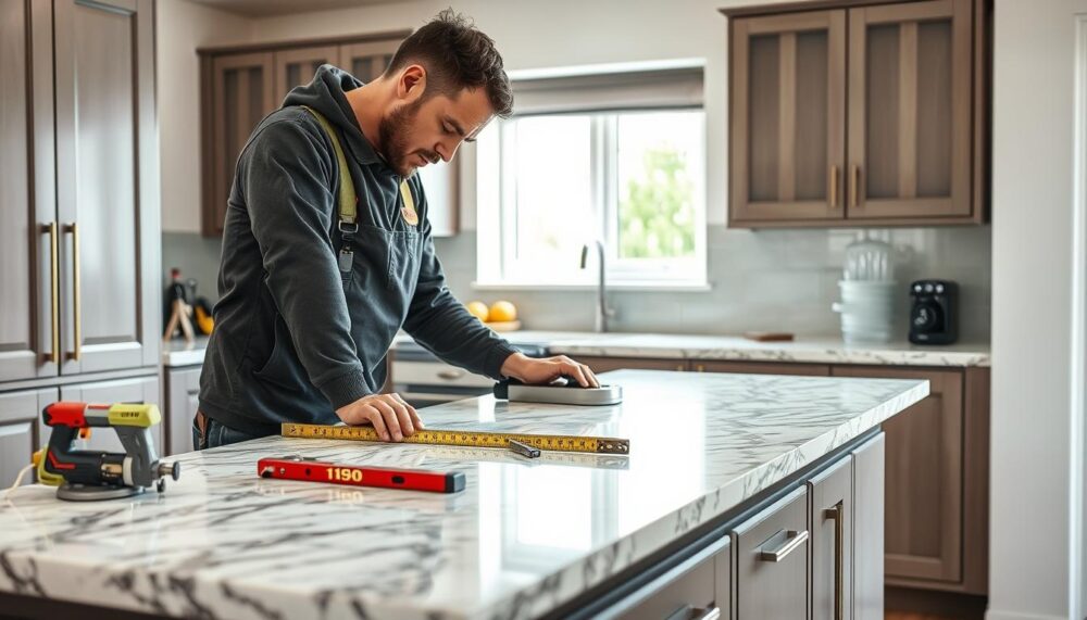 kitchen worktop fitter