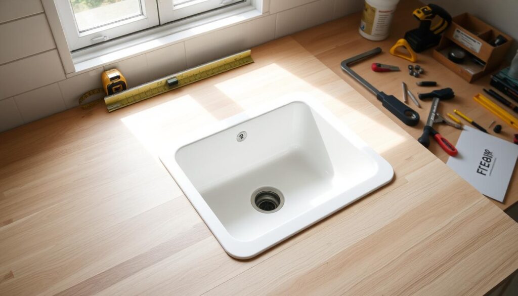 Worktop Preparation for Ceramic Sink