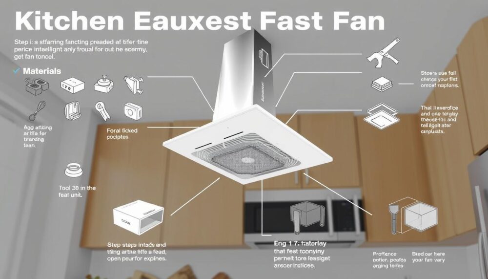 how to install a exhaust fan in kitchen