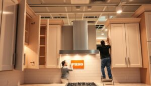 how much does home depot charge for kitchen cabinet installation?