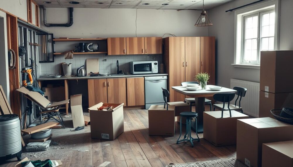 how to live without a kitchen during renovation