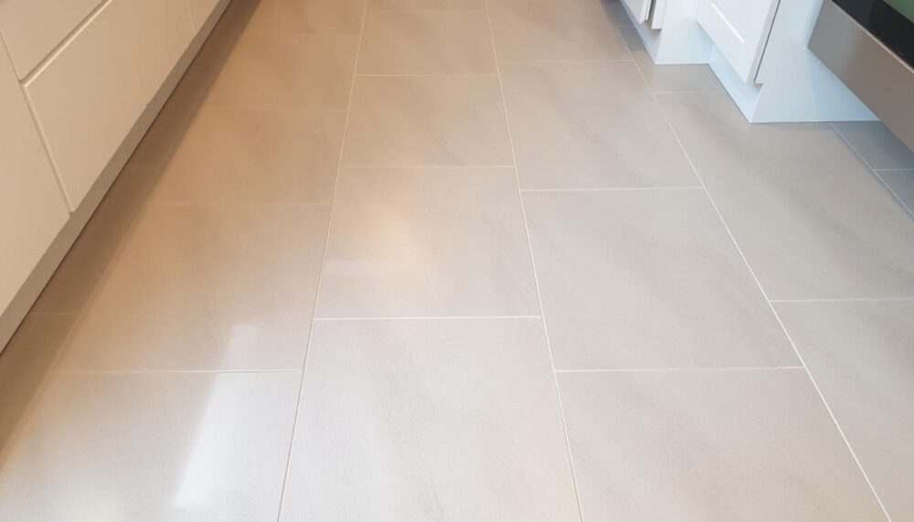 how to install kitchen floor tile