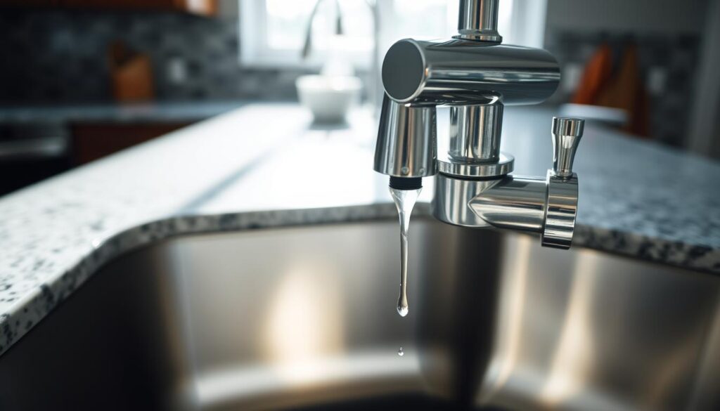kitchen tap leak check