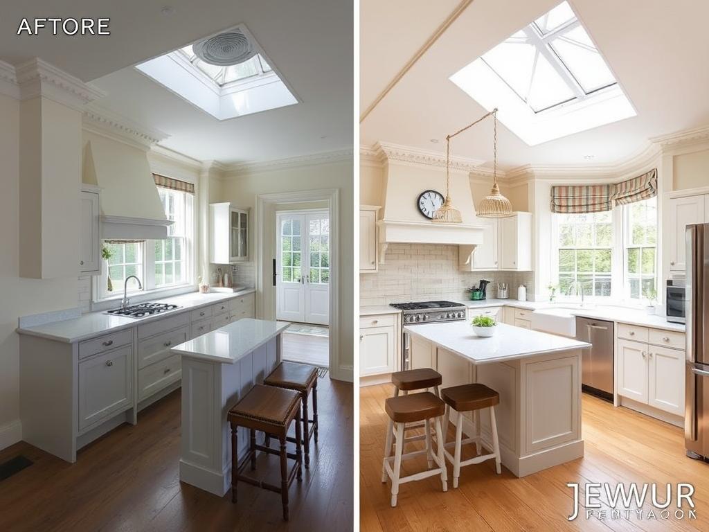 After photo of renovated open-plan kitchen in a Morningside Edinburgh Victorian home After photo of renovated open-plan kitchen in a Morningside Edinburgh Victorian home