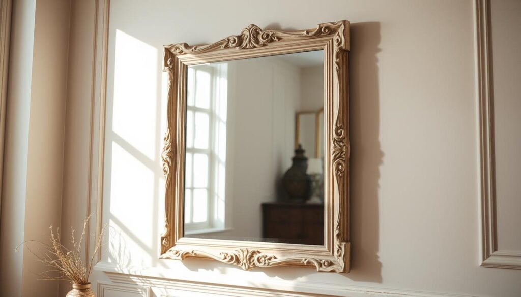 Bespoke mirror trim and paint