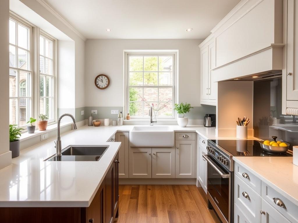 Energy efficient appliances in a renovated Morningside Edinburgh kitchen Energy efficient appliances in a renovated Morningside Edinburgh kitchen