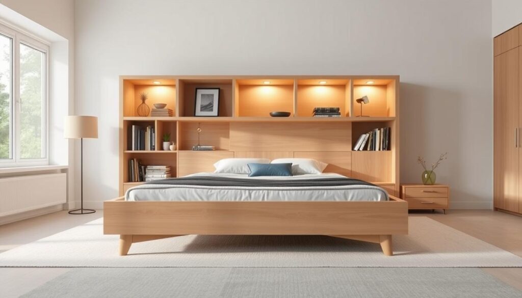 custom storage bed design