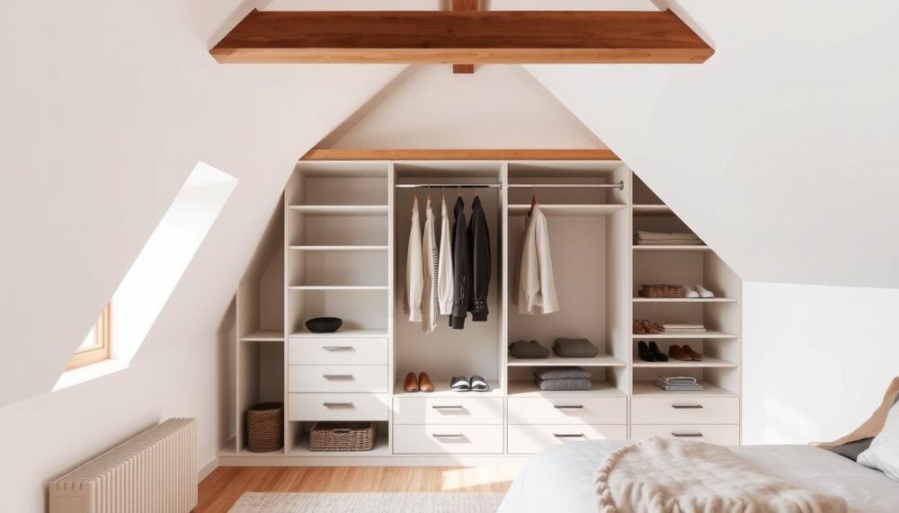 ikea hack eaves storage
