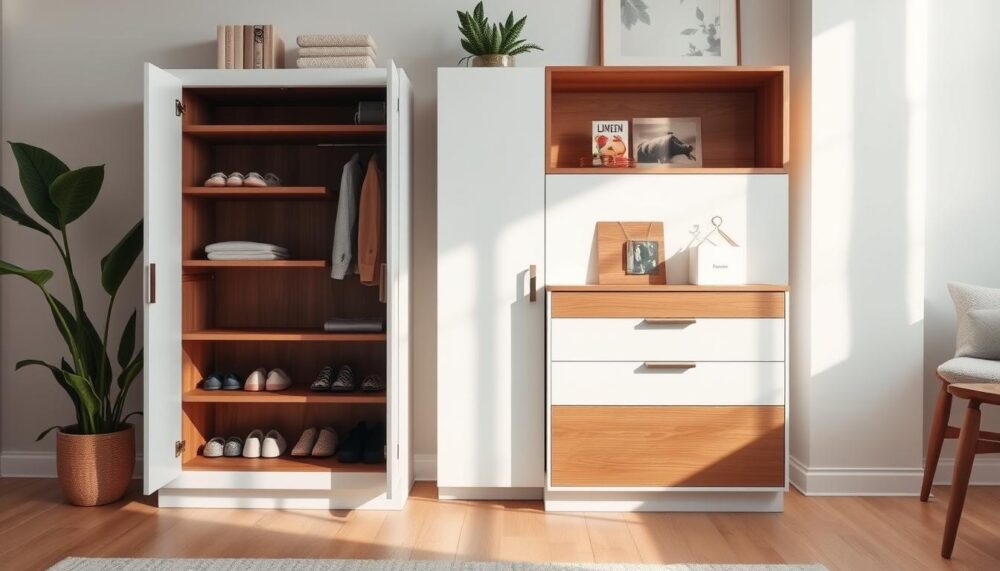 ikea shoe cabinet hack