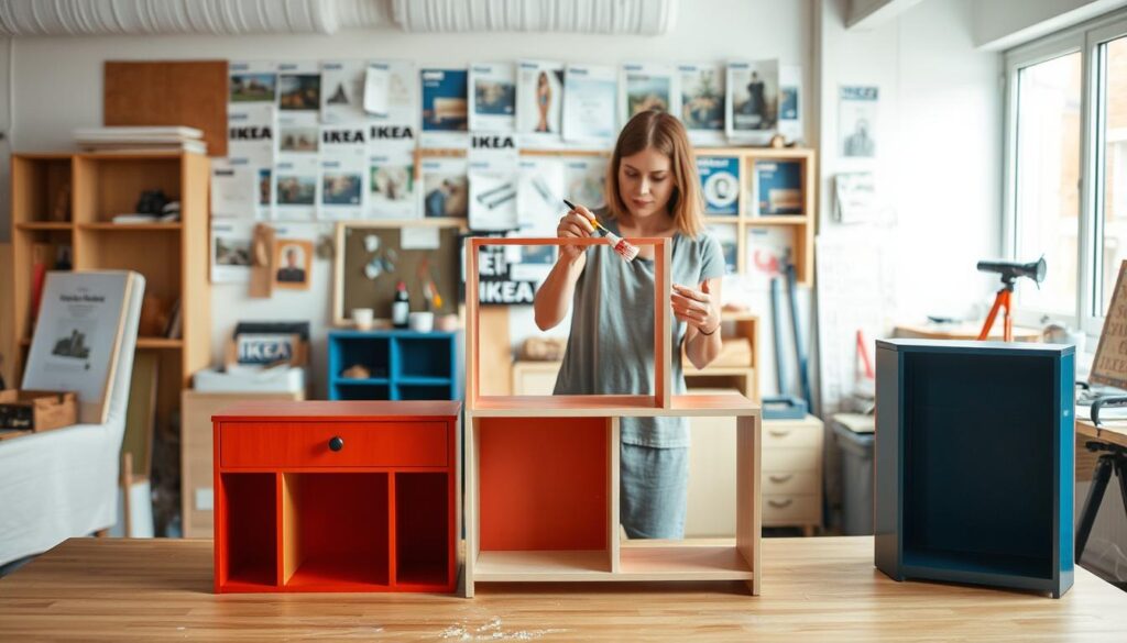 painting ikea furniture