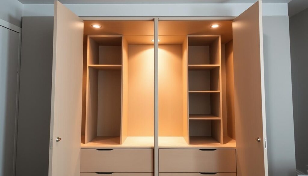 seamless wardrobe finish