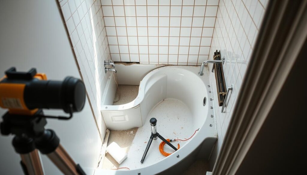 removing bathtub or shower