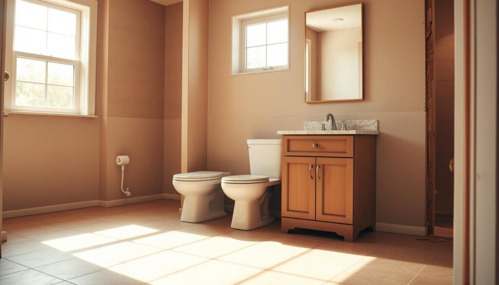 vanity and toilet removal