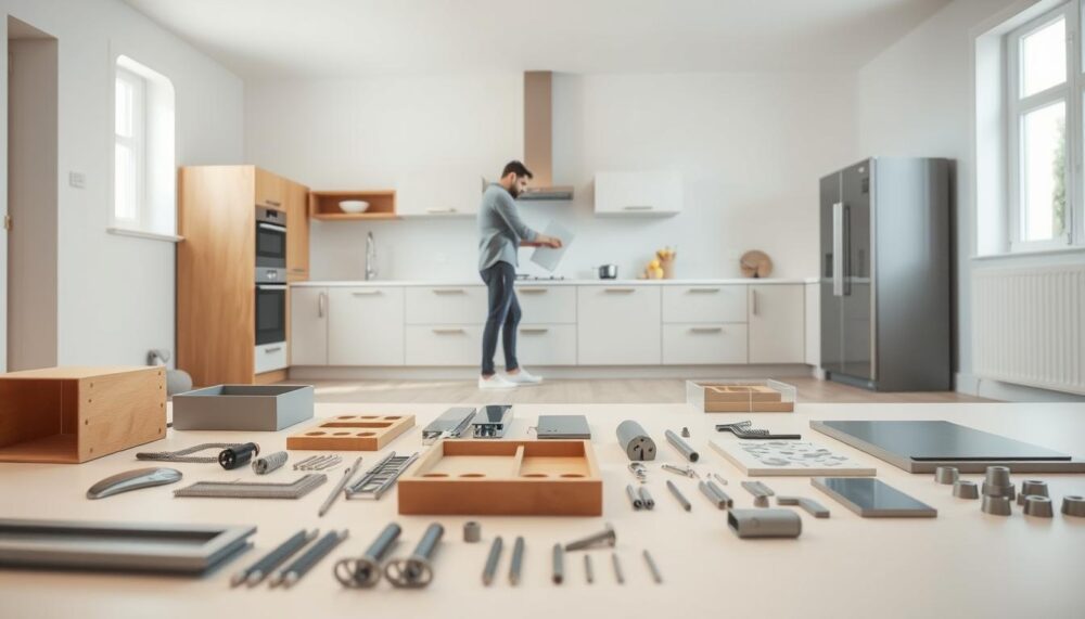 Do B&Q kitchens come assembled?