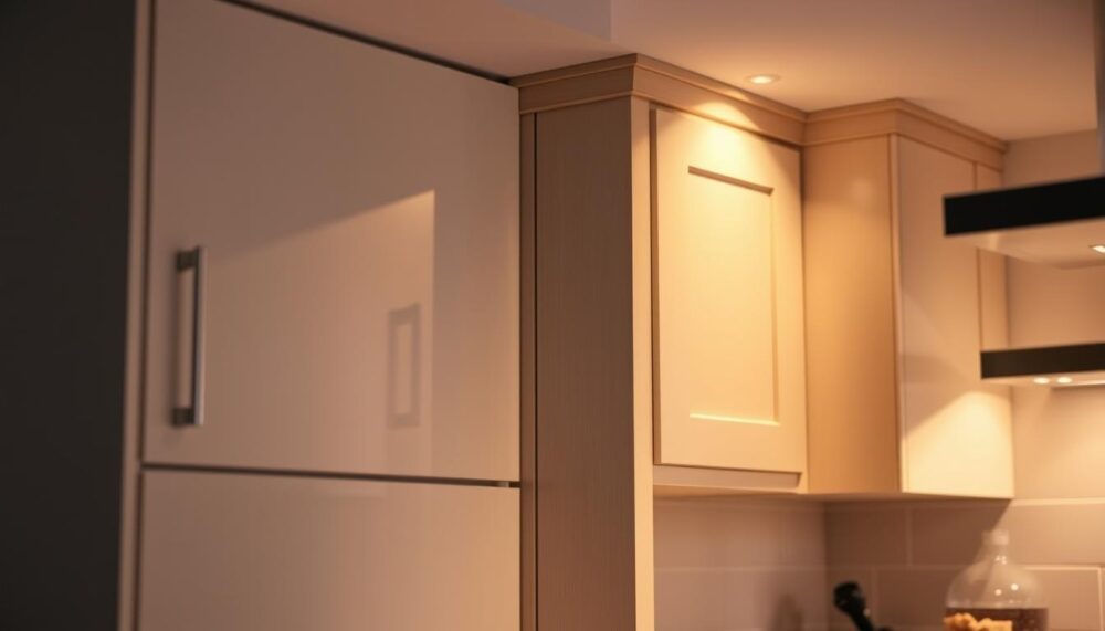How to fit a B&Q kitchen corner post?