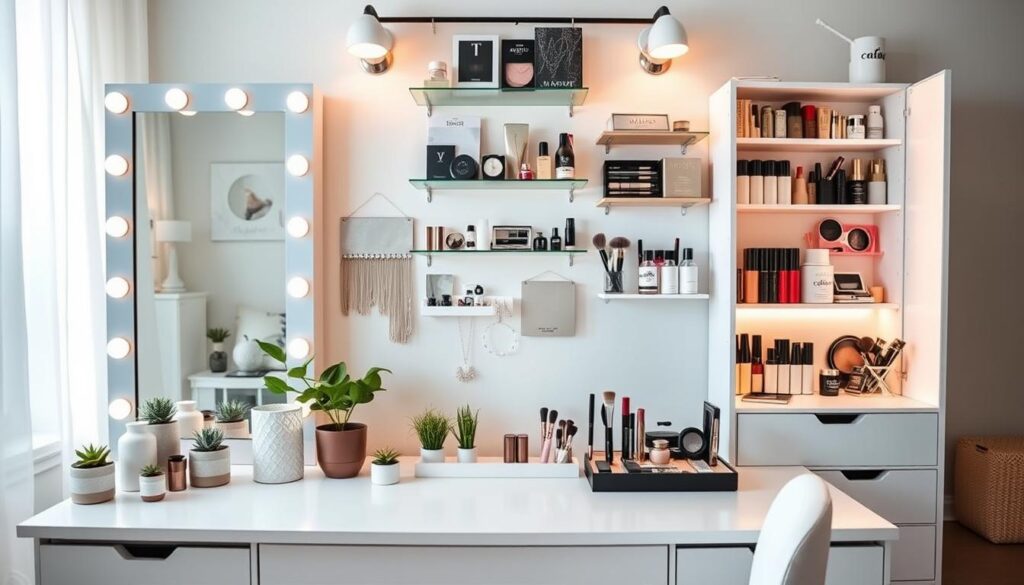 DIY dressing table organisation ideas