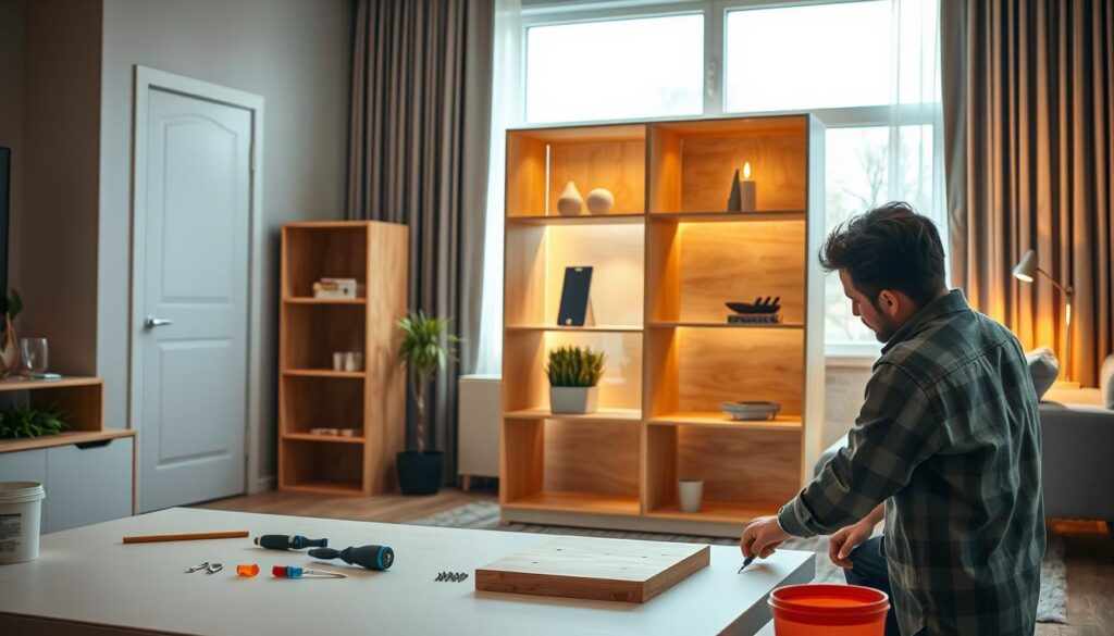 DIY furniture assembly project DIY furniture assembly project