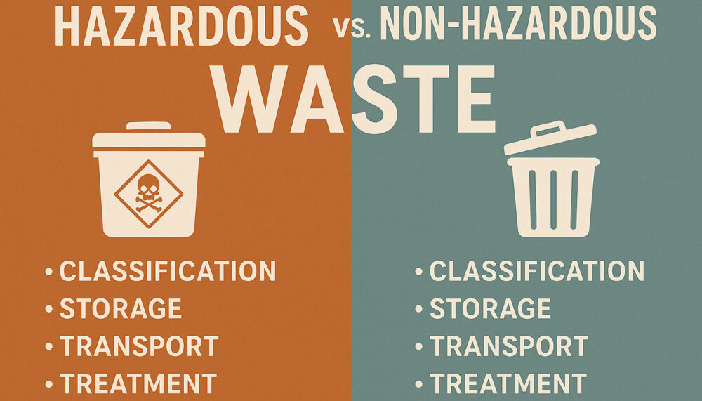 Hazardous vs. Non-Hazardous Waste: How Disposal Differs?
