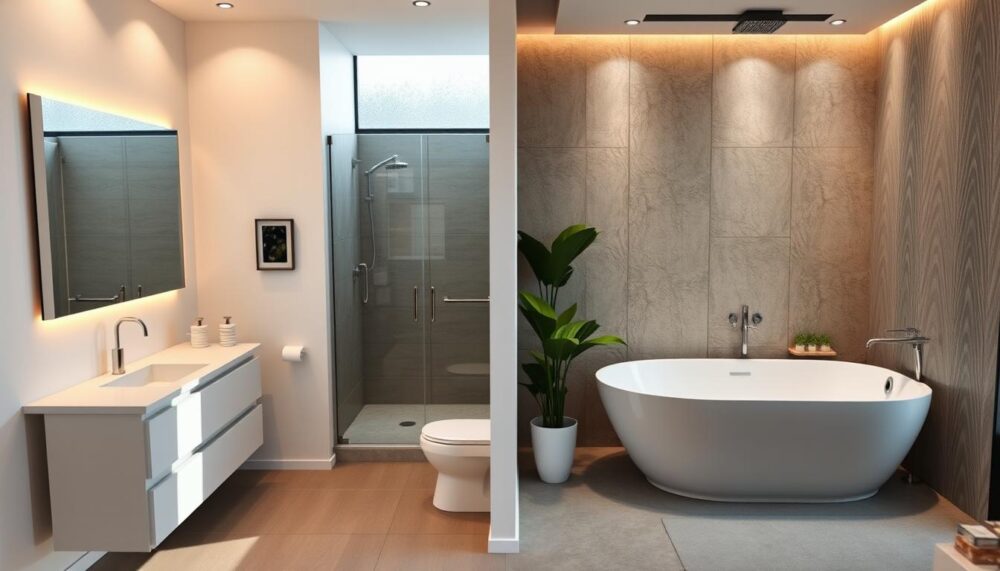 bathroom renovation in apartment