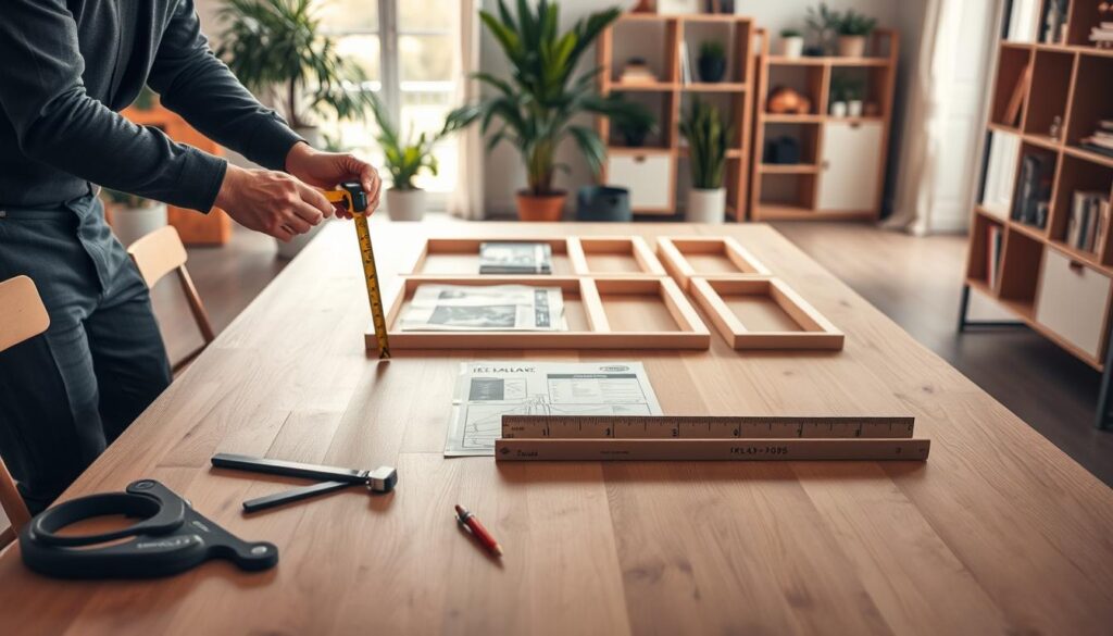 workspace preparation measurements