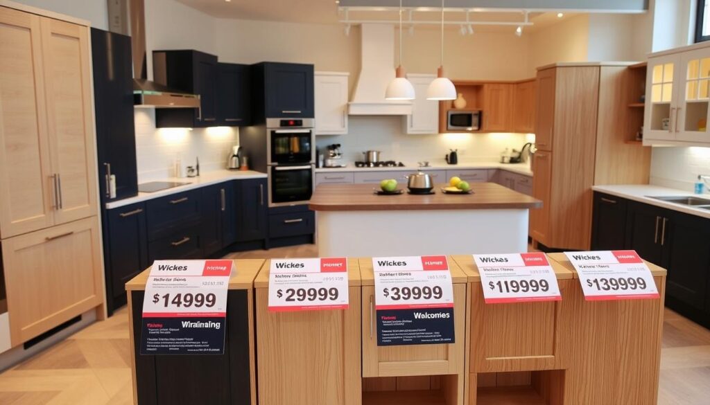 Wickes kitchen pricing options