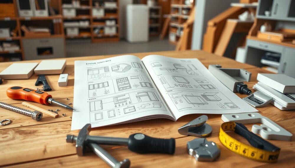 how to assemble b&q kitchen units